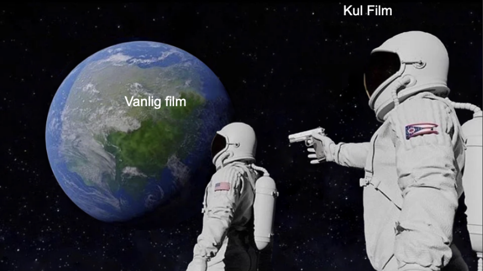 Kul Film vs vanlig film meme 12