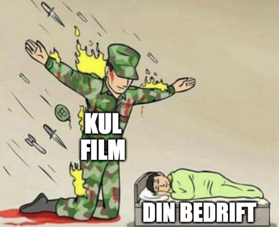Kul Film vs vanlig film meme 18